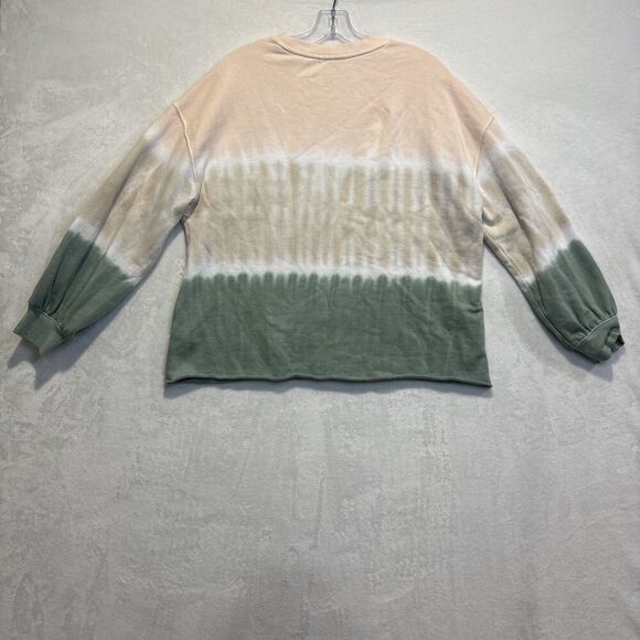 Rails Women's Reeves Sherbert Tie Dye Terry Sweatshirt Raw Hem Size Small - Picture 7 of 15